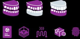 New product ordering interface using distinct icons and a more visual layout so customers can recognize the correct product at a glance