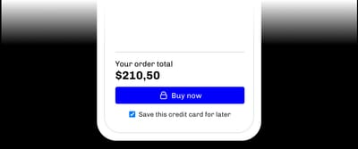 Order summary showing the final price including shipping right next to the pay button